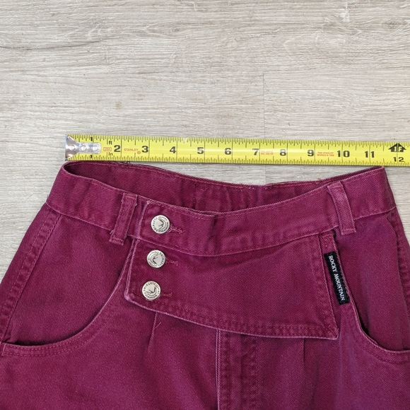 Vintage Rocky Mountain Burgundy Jeans - Picture 5 of 14